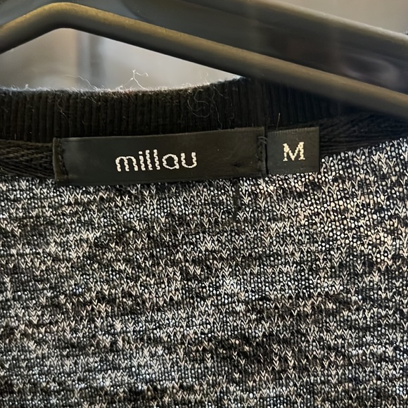 LF Millau womens black and white cardigan with graphics design. - Picture 4 of 6